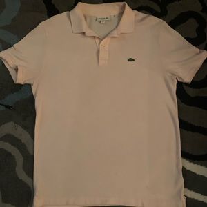 Lacoste Pink Slim Fit Polo Shirt